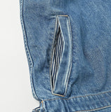 45R 25 抽繩冇袖牛仔裙