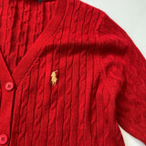 Polo 25 秋季麻花 V 領外套