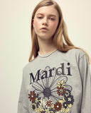 Mardi 25 彩色小花長 T