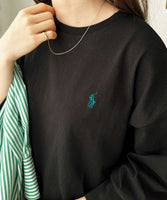 Polo 24 刺繡長款長 T