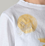 45R 25 秋季玉兔刺繡長 T