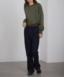 Fred Perry 24 刺繡圓領撞色長 T