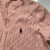 Polo 25 秋季麻花 V 領外套