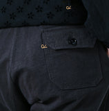 45R 25 竹節綿長褲