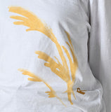 45R 25 秋季玉兔刺繡長 T