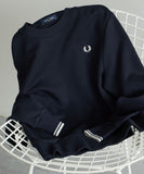 Fred Perry 25 袖口條紋衛衣