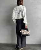 Chums 25 秋季前後印花長 T