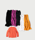 45R 25 秋季小花刺繡長 T