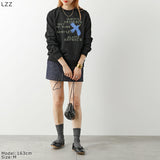 45R 25 冬季飛鳥印花衛衣