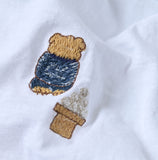 45R 25 秋季玉兔刺繡長 T