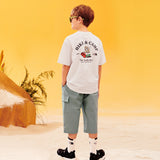 TNF Kids 24 韓版 Hike & Camp 印花 T