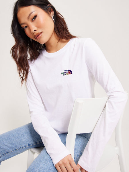 TNF 彩色刺繡 logo 長 T