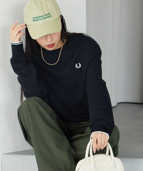 Fred Perry 25 袖口條紋衛衣