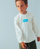Beams Kids 24 Logo 印花長 T