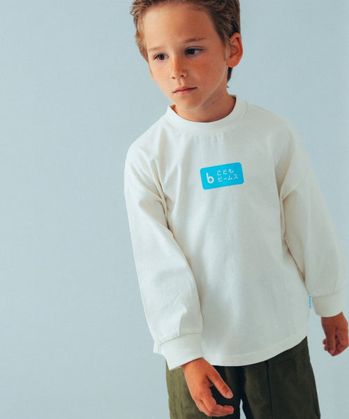 Beams Kids 24 Logo 印花長 T