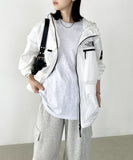 TNF 25 刺繡 logo 連帽風褸