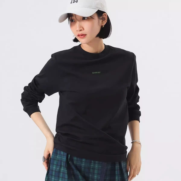 Beams 25 秋季刺繡長 T