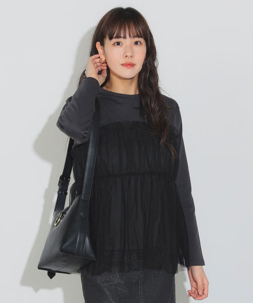 Beams 25 薄紗長 T