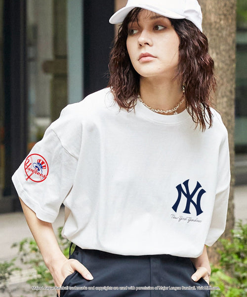 MLB 24 Logo 刺繡印花 T