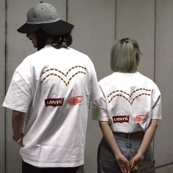 Beams x Levis 印花短 T