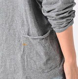 45R 25 秋季淨色長 T