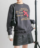 45R 25 冬季飛鳥印花衛衣