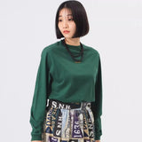 Beams 25 秋季刺繡長 T