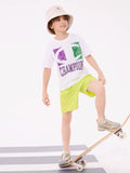 Champion Kids 24 Logo 印花 T