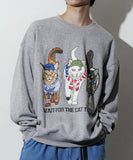 Freak 25 冬季貓貓印花衛衣