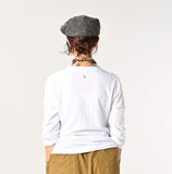 45R 25 秋季小花刺繡長 T