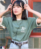 MLB 24 牛角袖印花 T