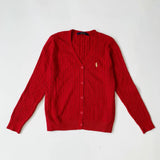 Polo 25 秋季麻花 V 領外套