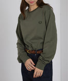 Fred Perry 24 刺繡圓領撞色長 T