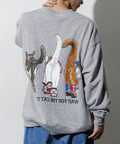 Freak 25 冬季貓貓印花衛衣