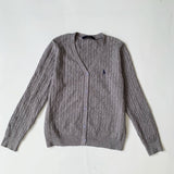 Polo 25 秋季麻花 V 領外套