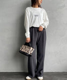 Chums 25 秋季前後印花長 T