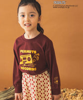 Beams Kids 24 Snoppy 印花長 T