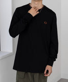 Fred Perry 24 刺繡圓領撞色長 T
