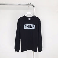 Chums 黑白印花長 T