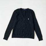 Polo 25 秋季麻花 V 領外套