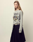 Mardi 25 彩色小花長 T