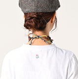 45R 25 秋季小花刺繡長 T