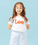 Lee Kids logo 印花 T