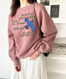 45R 25 冬季飛鳥印花衛衣