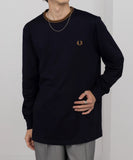 Fred Perry 24 刺繡圓領撞色長 T