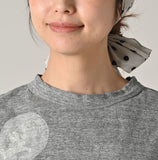 45R 25 秋季玉兔刺繡長 T