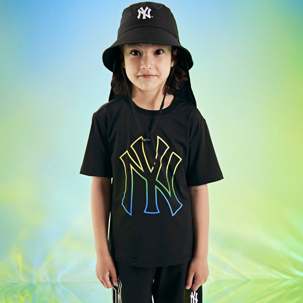 MLB Kids NY 漸變印花 T