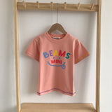 Beams Kids 笑面印花 T