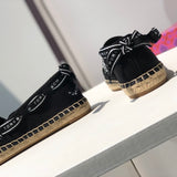 TB 織帶蝴蝶結漁夫鞋