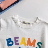 Beams Kids 笑面印花 T